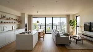 名古屋市天白区のマンションで実施されたおしゃれな内装リノベーションの実例