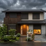 台風対策として窓シャッターや屋根補強を行った住まいの施工実例